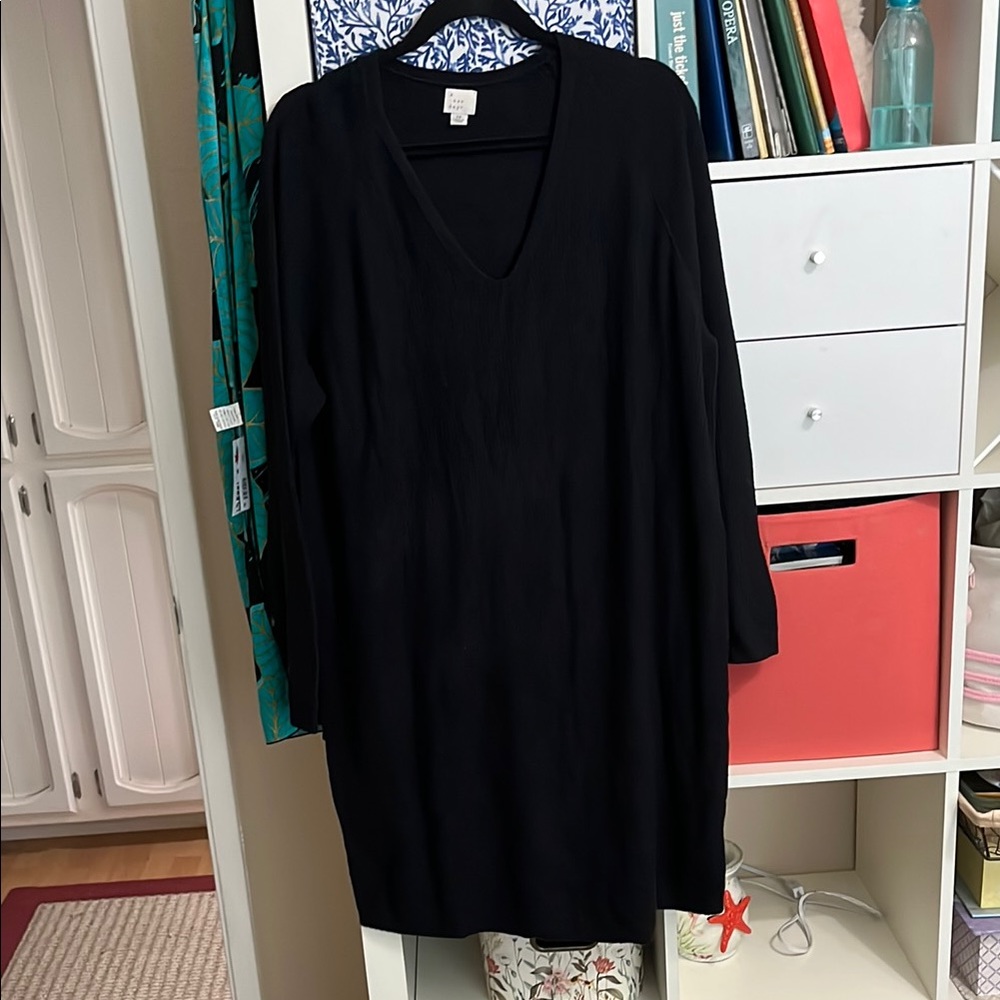 a new day Black V-Neck Dress